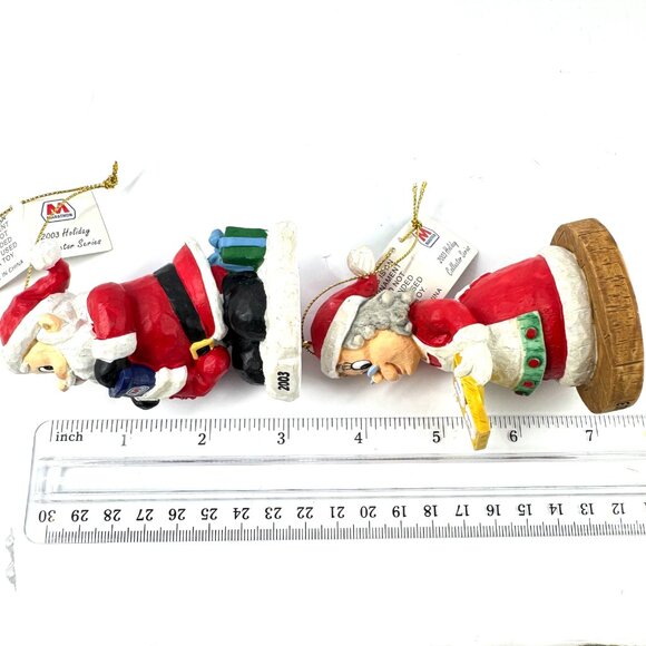 Marathon Gas 2003 Holiday Collector Series Ornaments Santa & Mrs Claus - Picture 10 of 11